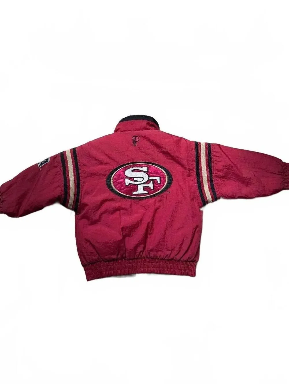 Kids Pro Player 90s Bomber Puffer Zip Up Jacket Size Kids' Medium 5